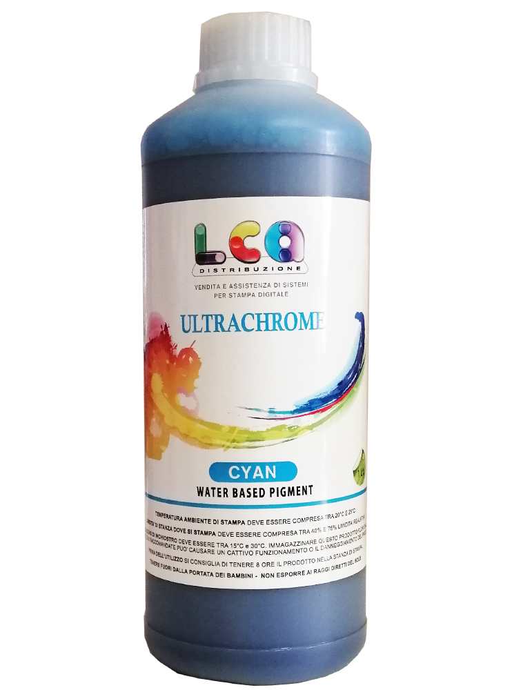 Inchiostro pigmento AQUEOUS 1 LT - Cyano