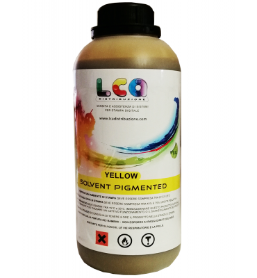 Inchiostro compatibile Eco Solvente 1 LT - Giallo