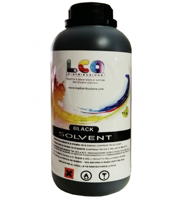 Inchiostro compatibile Eco Solvente 1 LT - Nero